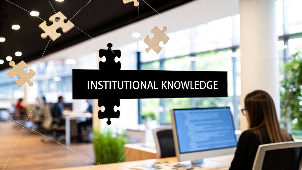 Institional Knowledge Unpacking the Institutional Knowledge Definition — Recapio Blog | Recapio
