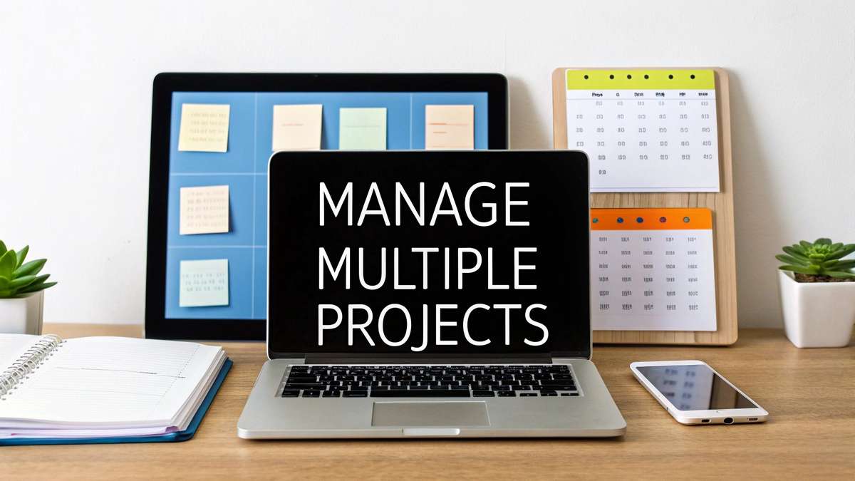 How to Manage Multiple Projects Without Burnout | Recapio Blog | Recapio